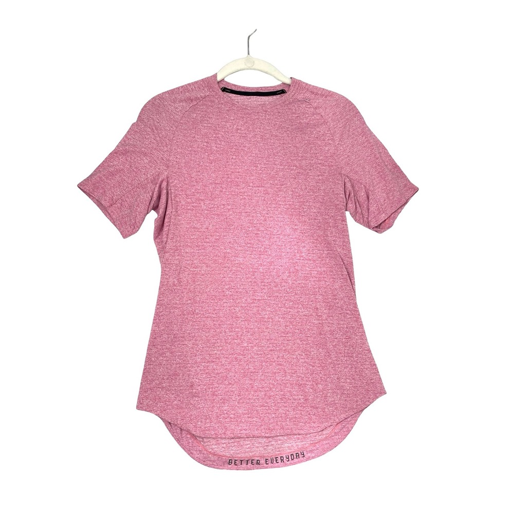 Lululemon License to Train Stretch Recycled Jersey T-Shirt Size XS pink